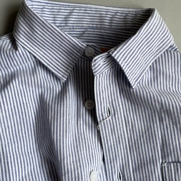 FrizmWORKS OG Stripe Oversized Shirt - Size L - Picture 2 of 8